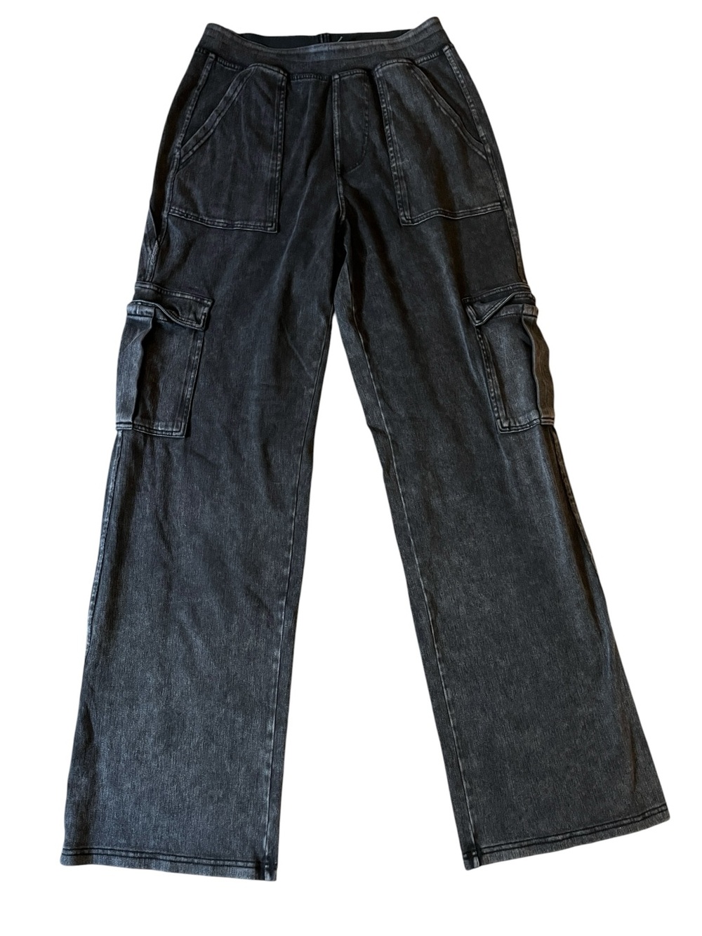 HALARA Flex Mid-Rise Pockets Straight Leg Casual Cargo Jeans Size Medium